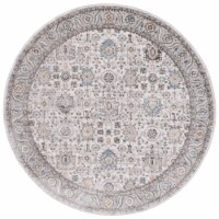 SAFAVIEH Bel Air Collection BLA246B Beige / Grey Rug 6' 7 round