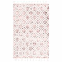 Safavieh NAT183Q Natura Ivory / Red ivory grey / charcoal 5' x 8' rectangle