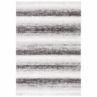 SAFAVIEH Berber Shag BER561F Light Grey / Grey Rug 4' 5  x 6' 5