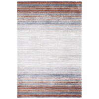SAFAVIEH Berber Shag BER571A Blue Rust / Ivory Rug 8' x 10'