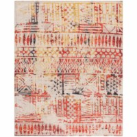 SAFAVIEH Sierra Collection SRA400A Ivory / Grey Rug 5' x 8'