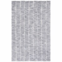 SAFAVIEH MET182G Metro Silver / Grey grey ivory / dark grey 4' x 6' rectangle