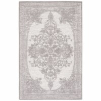 Safavieh MET616G Metro Dark Grey / Ivory green / rust 4' x 6' rectangle