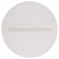 Safavieh NAT324B Natura Ivory / Beige navy / ivory 6' x 6' round