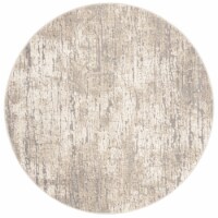SAFAVIEH Spirit Collection SPR126E Taupe / Ivory Rug 8' round