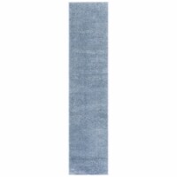 SAFAVIEH Tahoe Shag Collection THO670M Blue Rug 2' x 9'