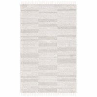 Safavieh NAT225G Natura Ivory / Silver light grey / dark grey 4' x 6' rectangle