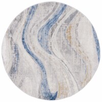 Safavieh PAM334A Palma Beige / Light Blue creamy custard 6'-7 x 6'-7 round