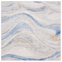 Safavieh PAM334A Palma Beige / Light Blue creamy custard 6'-7 x 6'-7 square