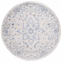 Safavieh PAM338A Palma Beige / Light Blue red / ivory 6'-7 x 6'-7 round