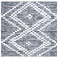 Safavieh ALM717H Alamo Charcoal / Ivory beige / ivory 6'-7 x 6'-7 square