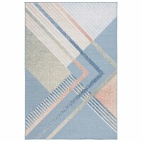 Safavieh SAR102J Sarasota Blue / Light Green black / multi 6'-7 x 6'-7 round