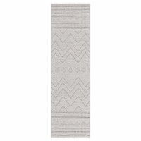 Safavieh NAT128A Natura Ivory ivory grey / blue 2'-3 x 8' runner