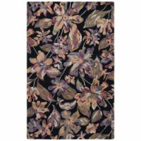 Safavieh BLM461Z Blossom Black / Plum ivory / beige 2'-3 x 8' runner