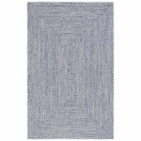 SAFAVIEH BRA201N Braided Dark Blue / Ivory ivory / light aqua 2'-3 x 12' runner