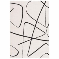 Safavieh MEL120A Melody Ivory / Black ivory / light grey 6'-7 x 6'-7 square