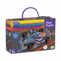 Peaceable Kingdom Floor Puzzle - Racecar Perspective: Main
