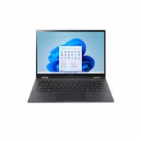 LG 14T90QKAAB6U 14 inch Lightweight 2 In 1 Laptop - Intel Core i5-1240P - 16GB/512GB - Bla