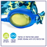 Aqua Leisure Youth Swim Googles - Blue Camo