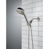 Delta H2Okinetic 6-Setting 1.75GPM Handheld Shower Head, Brushed Nickel 75536SN