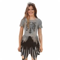 Northlight Gray Pirate Skeleton Girl's Children's Halloween Costume - Medium