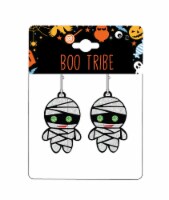 Mummy Drop Halloween Earrings