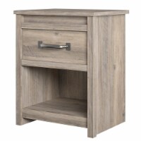 Bowery Hill One Drawer Nightstand in Gray Oak