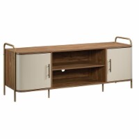 Pemberly Row Mid-Century Wood Entertainment TV Stand for TVs up to 60 in Brown