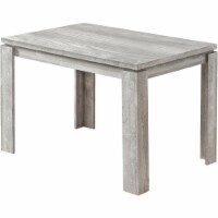Pemberly Row 47  x 32  Contemporary Wooden Paneled Dining Table in Gray