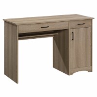 Pemberly Row Engineered Wood Computer Desk in Summer Oak