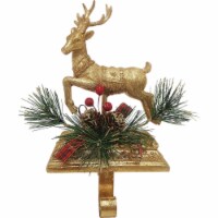1-Stocking Resin Mantle Gold Blitzen Stocking Holder XN6060620DIB
