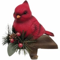 1-Stocking Resin Mantle Tail-Down Cardinal Stocking Holder XN6082756RD