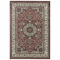 MDA Home Vaso Red Traditional Polypropylene Area Rug - 8'1'' x 10'5''