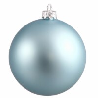 Vickerman Matte Baby Blue Commercial Shatterproof Christmas Ball Ornament 10 (250mm)