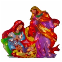 Northlight 38 Lighted Holy Family Nativity Scene Christmas Outdoor Decoration