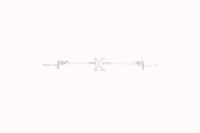 Northlight 33  Cream White Adjustable Christmas Garland Hanger for Double Door Frames