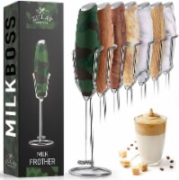 Zulay Kitchen Milk Boss Powerful Milk Frother Handheld With Upgraded  Holster Stand - Silver, 1 - Ralphs