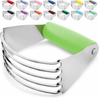 Zulay Kitchen Dough Blender and Pastry Cutter - Light Green