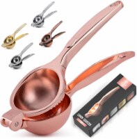 Zulay Kitchen Lemon Squeezer - Single Bowl (Rose Gold)