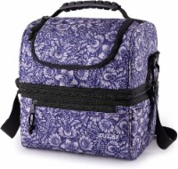 Zulay Kitchen Insulated 2-Compartment Lunch Box Bag With Strap - Denim, 1 -  Harris Teeter