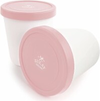 Zulay Kitchen Ice Cream Containers 2 Pack, 1 Quart- Red, 2 - Kroger