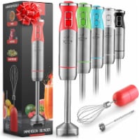 Zulay Kitchen Immersion Hand Blender 500W - Red