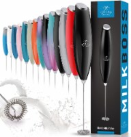 Zulay Kitchen Milk Frother (Without Stand) - Metallic Black