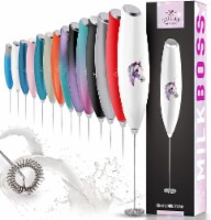 Zulay Kitchen Milk Frother OG with Stand - Unicorn White