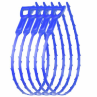 Simple Craft 20-Inch Plumbing Snake Drain Clog Remover - 5 Pack - Blue