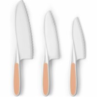 Zulay Kitchen Kids Knife Set - Peach