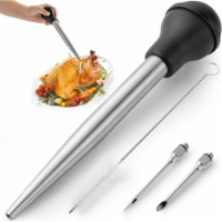 Zulay Kitchen Stainless Steel Turkey Baster for Cooking