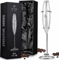 Zulay Kitchen Executive Series Ultra Premium Milk Frother - Silver Perspective: Main