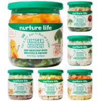 Nurture Life Healthy Baby & Toddler Finger Foods Favorites 6-Meal Variety Pack, Organic Focus