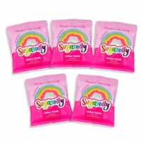 Rainbow Cotton Candy (Pack of 5) - 5 Flavors Air-Tight Multi-Layer Foil Bag, HACCP Certified